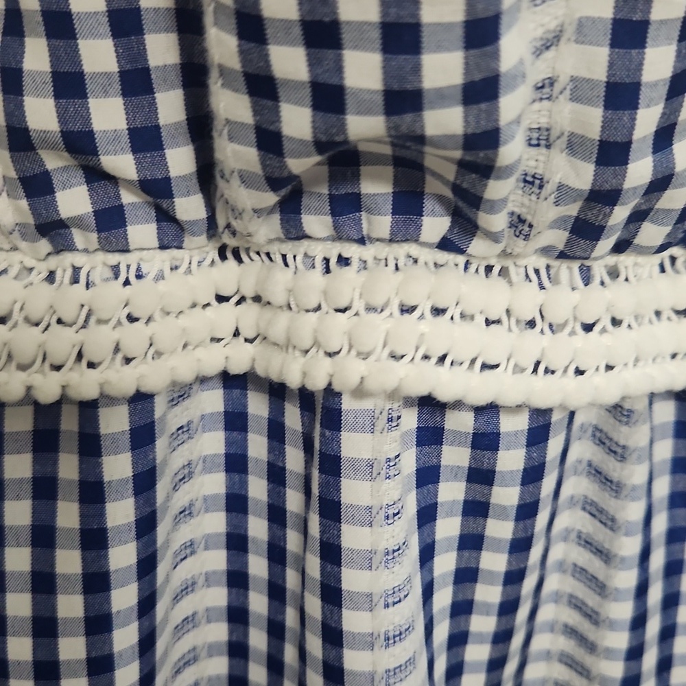 Julia Jordan Gingham Stripe Tiered Maxi Dress - Picture 4 of 7